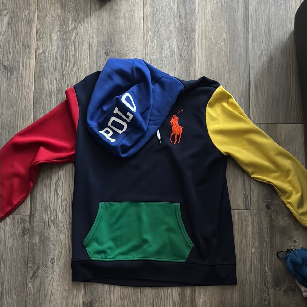 Polo by Ralph Lauren Colorblock Jacket Blue Red